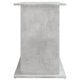 vidaXL Support pour aquarium gris béton 121x41x58 cm bois d'ingénierie