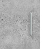 vidaXL Support pour aquarium gris béton 121x41x58 cm bois d'ingénierie