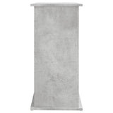 vidaXL Support pour aquarium gris béton 81x36x73 cm bois d'ingénierie