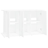 vidaXL Support pour aquarium blanc 101x41x58 cm bois d'ingénierie