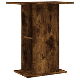 vidaXL Support d'aquarium chêne fumé 60,5x36x72,5 cm bois d'ingénierie