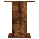 vidaXL Support d'aquarium chêne fumé 60,5x36x72,5 cm bois d'ingénierie