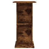 vidaXL Support d'aquarium chêne fumé 60,5x36x72,5 cm bois d'ingénierie