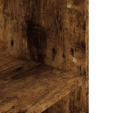 vidaXL Support d'aquarium chêne fumé 60,5x36x72,5 cm bois d'ingénierie