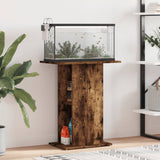 vidaXL Support d'aquarium chêne fumé 60,5x36x72,5 cm bois d'ingénierie