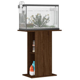 vidaXL Support pour aquarium chêne marron 60,5x36x72,5 cm