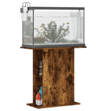 vidaXL Support d'aquarium chêne fumé 75x36x72,5 cm bois d'ingénierie
