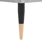 vidaXL Meuble TV Gris béton 80x36x50 cm Bois d'ingénierie