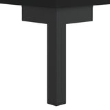 vidaXL Meuble TV Noir 80x36x50 cm Bois d'ingénierie