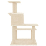 vidaXL Arbre à chat avec griffoirs en sisal crème 82,5 cm