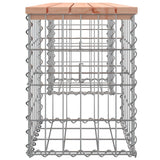 vidaXL Banc de jardin design gabion 103x31x42cm bois massif de douglas