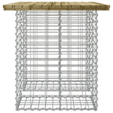 vidaXL Banc de jardin design gabion 100x70x72 cm bois de pin imprégné