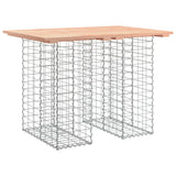 vidaXL Banc de jardin design gabion 100x70x72cm bois massif de douglas