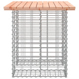 vidaXL Banc de jardin design gabion 100x70x72cm bois massif de douglas