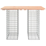 vidaXL Banc de jardin design gabion 100x70x72cm bois massif de douglas