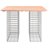 vidaXL Banc jardin design gabion 100x102x72 cm bois massif de douglas
