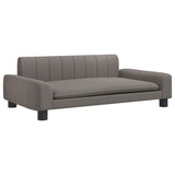 vidaXL Canapé pour enfants taupe 90x53x30 cm tissu