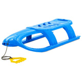vidaXL Traîneau avec siège et volant Bleu 102,5x40x23 cm Polypropylène