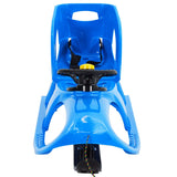 vidaXL Traîneau avec siège et volant Bleu 102,5x40x23 cm Polypropylène