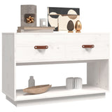 vidaXL Meuble TV Noir 90x40x60 cm Bois de pin massif