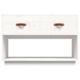vidaXL Meuble TV Noir 90x40x60 cm Bois de pin massif