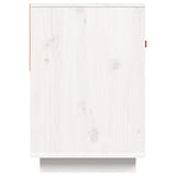 vidaXL Meuble TV Noir 90x40x60 cm Bois de pin massif