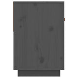 vidaXL Meuble TV Noir 90x40x60 cm Bois de pin massif