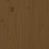 vidaXL Meuble TV Noir 90x40x60 cm Bois de pin massif