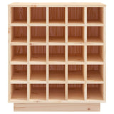 vidaXL Armoire à vin Marron miel 55,5x34x61 cm Bois de pin massif