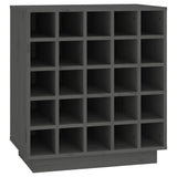 vidaXL Armoire à vin Marron miel 55,5x34x61 cm Bois de pin massif