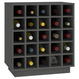 vidaXL Armoire à vin Marron miel 55,5x34x61 cm Bois de pin massif