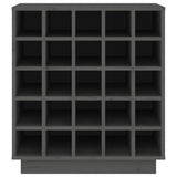 vidaXL Armoire à vin Marron miel 55,5x34x61 cm Bois de pin massif