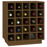 vidaXL Armoire à vin Marron miel 55,5x34x61 cm Bois de pin massif