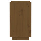 vidaXL Armoire à vin Marron miel 55,5x34x61 cm Bois de pin massif