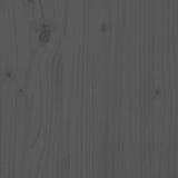 vidaXL Buffet haut Noir 60x40x116,5 cm Bois massif de pin