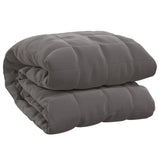 vidaXL Couverture lestée Gris 120x180 cm 5 kg Tissu