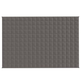 vidaXL Couverture lestée Gris 120x180 cm 5 kg Tissu