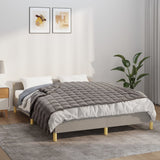 vidaXL Couverture lestée Gris 120x180 cm 5 kg Tissu