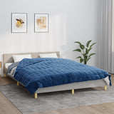 vidaXL Couverture lestée Bleu 220x235 cm 15 kg Tissu