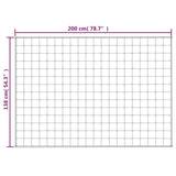 vidaXL Couverture lestée Crème clair 138x200 cm 6 kg Tissu