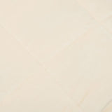 vidaXL Couverture lestée Crème clair 200x200 cm 13 kg Tissu