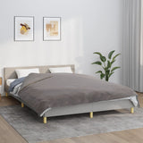 vidaXL Couverture lestée avec housse Gris 200x230 cm 13 kg Tissu
