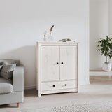 vidaXL Buffet Gris 83x41,5x100 cm Bois massif de pin