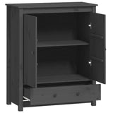 vidaXL Buffet Gris 83x41,5x100 cm Bois massif de pin