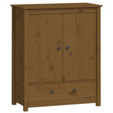 vidaXL Buffet Gris 83x41,5x100 cm Bois massif de pin