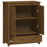 vidaXL Buffet Gris 83x41,5x100 cm Bois massif de pin
