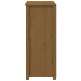vidaXL Buffet Gris 83x41,5x100 cm Bois massif de pin