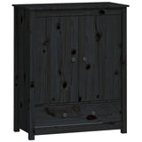 vidaXL Buffet Gris 83x41,5x100 cm Bois massif de pin