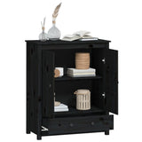 vidaXL Buffet Gris 83x41,5x100 cm Bois massif de pin