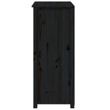 vidaXL Buffet Gris 83x41,5x100 cm Bois massif de pin
